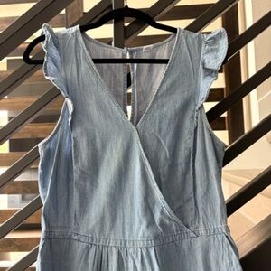 Old Navy Light Blue Denim Jumpsuit